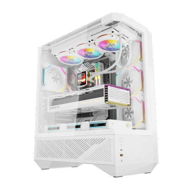 Kasë DarkFlash Mid Tower – DY460 Gaming White