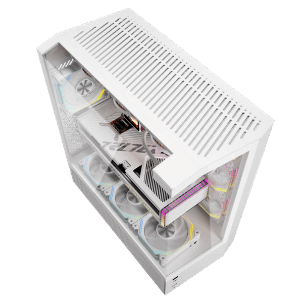Kasë DarkFlash Mid Tower – DY460 Gaming White