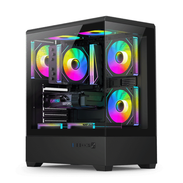 Kasë DarkFlash Mid Tower – C365 Black