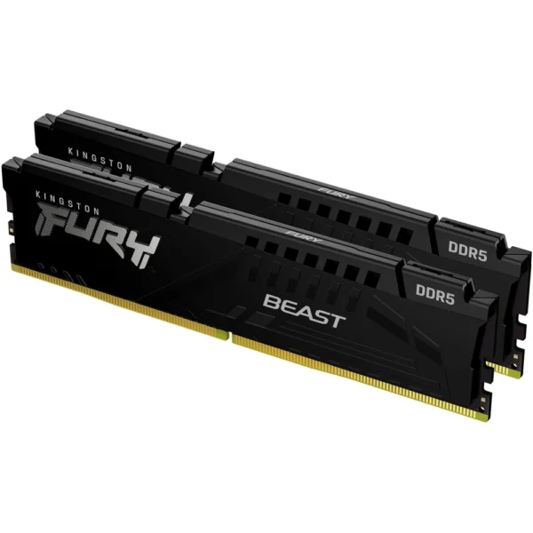 RAM Memorie Kingston Fury Beast Black, 64GB (2x32GB), DDR5, 5600MHz