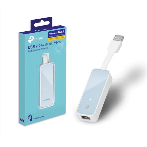 Adapter, TP-Link - Network, USB 2.0 to 100Mbps Ethernet