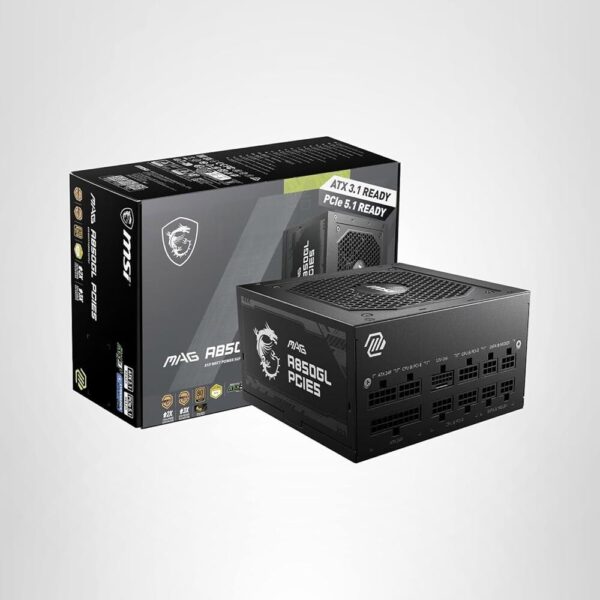 54224bf4a6.jpg Burim energjie, MSI MAG A850GL- PCIe5 II, 850W 80+ Gold, Fully Modular