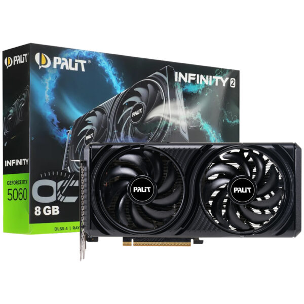 Kartelë Grafike PALIT RTX 5060 INFINITY 2X, 8G, GDDR7