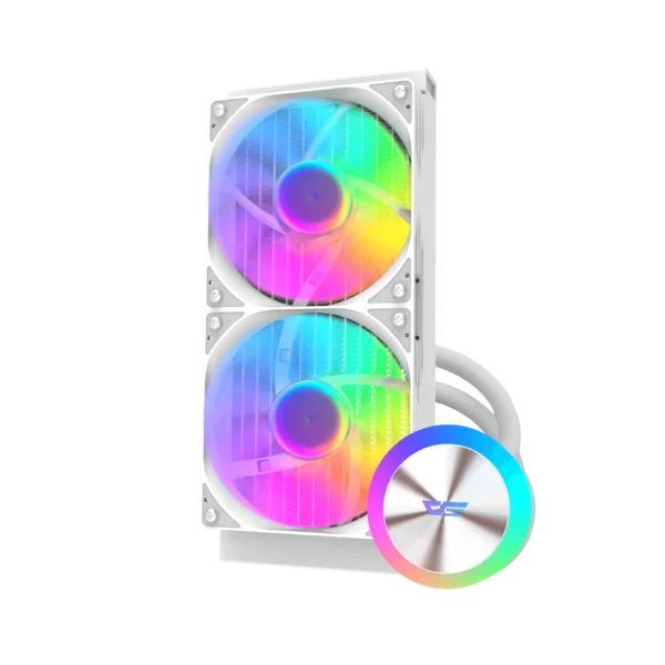 Ftohës CPU me ujë AIO - Darkflash DG240 - 240mm, i bardhë