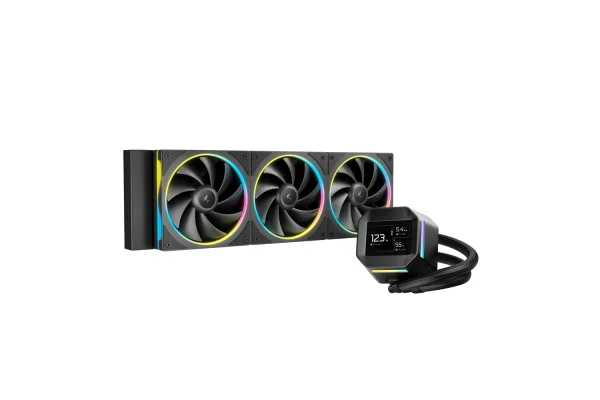 Ftohës CPU me ujë AIO - DeepCool LM360 - 360mm, i zi