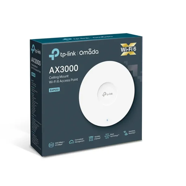 Access Point, TP-Link - Wireless, AX3000 Ceiling Mount Wi-Fi 6