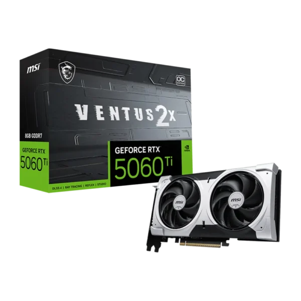 Kartelë Grafike MSI RTX 5060 Ti VENTUS 2X OC, 8G, GDDR7