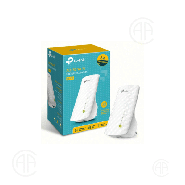 Range-extender-TP-Link-RE200.png Zgjerues Rrjeti, Extender, TP-Link N300 Wall Plug