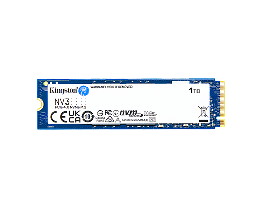 SSD Kingston, M.2, 1TB, NV3, 2280 PCIe 4.0 NVMe