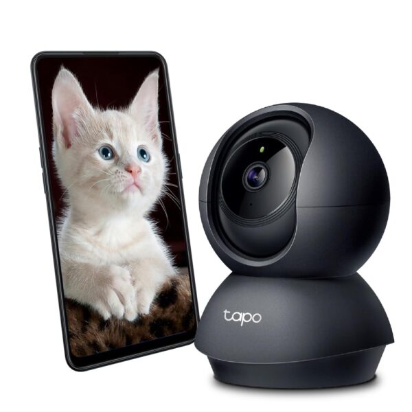 c201 Camera, TP-Link Tapo - Smart Security, C201 Pan/Tilt Wi-Fi 1080p
