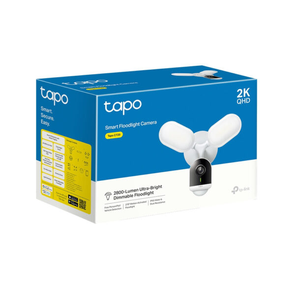 c720. Camera, TP-Link Tapo - Smart Security, C720 Smart Floodlight 2K QHD