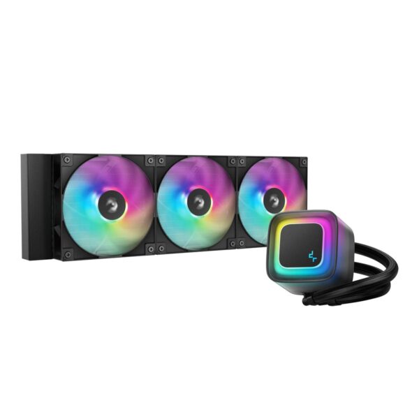 Ftohës CPU me ujë AIO - DeepCool LE360 - 360mm, ARGB, i zi