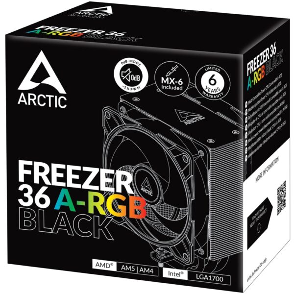 freezer_36_a_rgb_black_g09_7ec0cfdc.jpg Ftohës Procesori - Arctic Freezer 36 A-RGB - ventilator 120mm, 2000 RPM, i zi