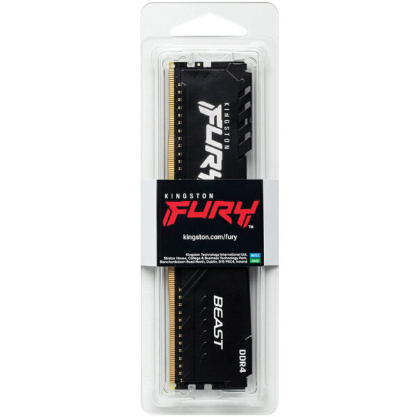 RAM Memorie Kingston Fury Beast Black, 32GB, DDR4, 3200MHz
