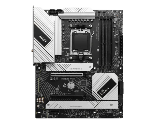 product_171867188859d199ad247bb62e73c39cb060aea864.webp Pllakë amë, MSI PRO B650-A WIFI - AMD AM5, DDR5