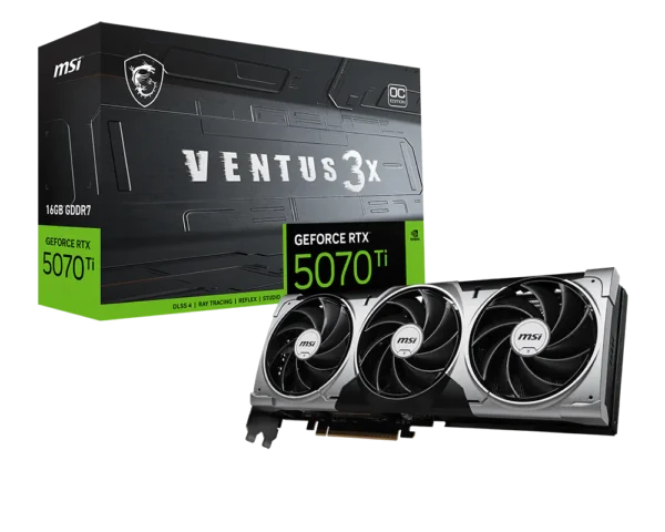 product_17375373017f070971309d34e5db4a0cbeed1e55b1.webp Kartelë Grafike MSI RTX 5070 Ti VENTUS 3X OC, 16G, GDDR7