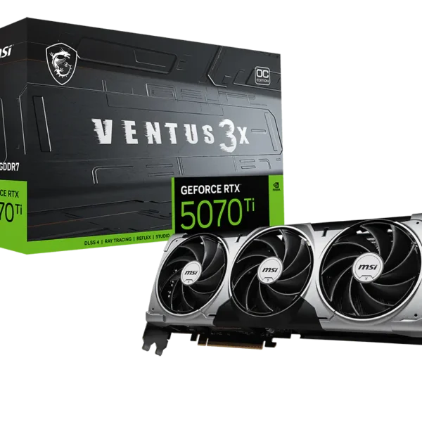 Kartelë Grafike MSI RTX 5070 Ti VENTUS 3X OC, 16G, GDDR7