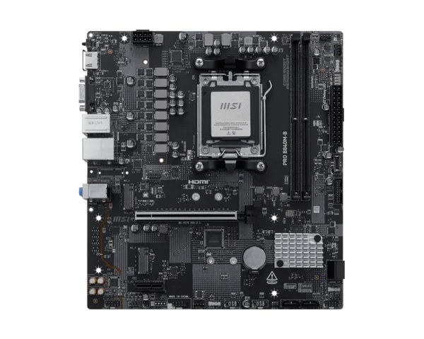Pllakë amë, MSI PRO B840M-B - AMD AM5, DDR5
