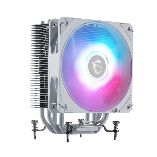product_177371846241ed260a903a0aa1d9207e9d84399f5d.webp Ftohës Procesori - MSI MAG COREFROZR AA13 WHITE - ventilator PWM 120mm, i bardhë