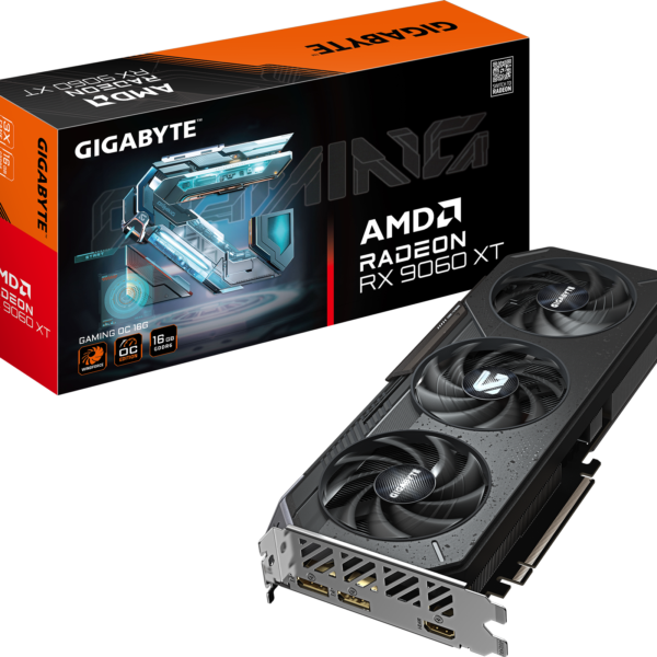 Kartelë Grafike GIGABYTE Radeon RX 9060 XT GAMING OC, 16G, GDDR6, RGB