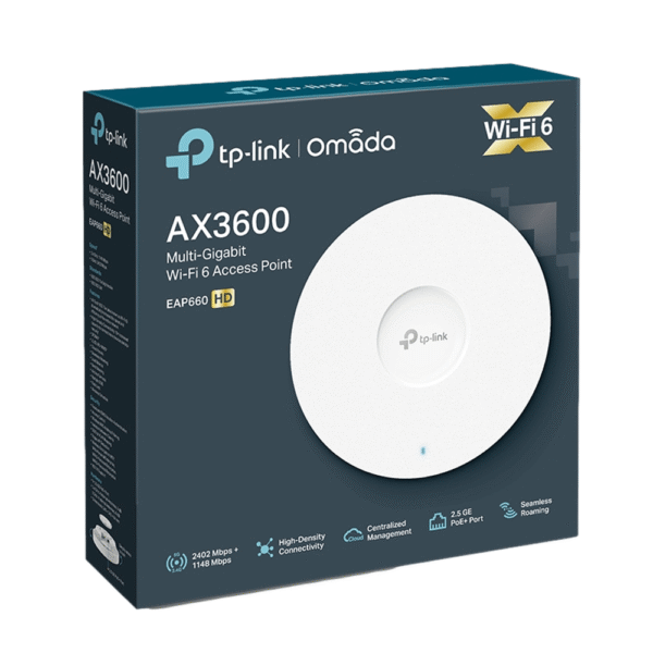 Access Point, TP-Link - Wireless, AX3600 Ceiling Mount Wi-Fi 6