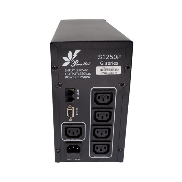 UPS, Power Tree 1250VA / 750W Line-Interactive me AVR, 5x C13, Port Serial