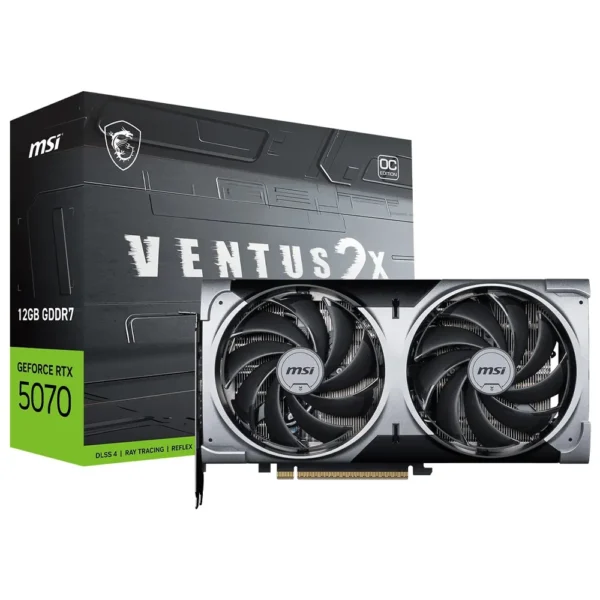 ventuss Gaming PC LIGHTNING SERIES 4 | Ryzen 7 7800X3D | RAM 32 GB DDR5 | NVIDIA RTX 5070 12 GB | 1 TB M.2 SSD