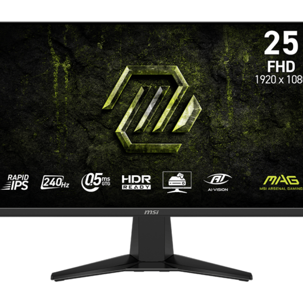 Monitor MSI 300Hz, 24.5", MAG 255XF, FHD, Rapid IPS, Gaming