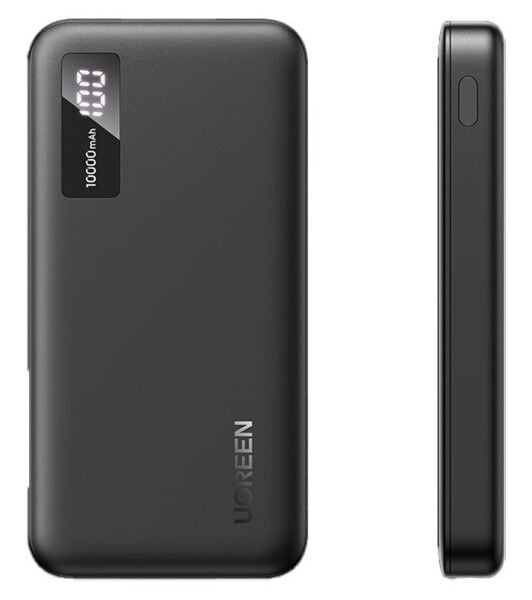 UGREEN Power Bank 10000mAh me Karikim të Shpejtë Dy-Drejtimësh – E Zezë