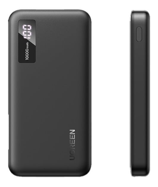 UGREEN Power Bank 10000mAh me Karikim të Shpejtë Dy-Drejtimësh – E Zezë