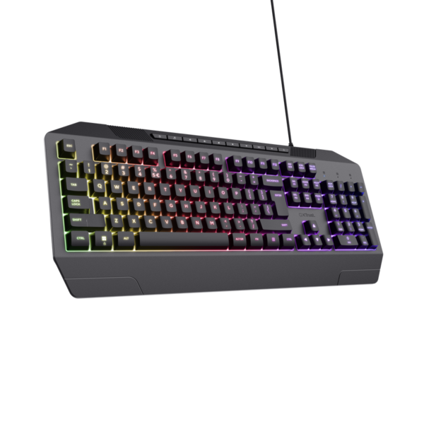 Tastierë Gaming Trust GXT 836 Evocx, e zezë