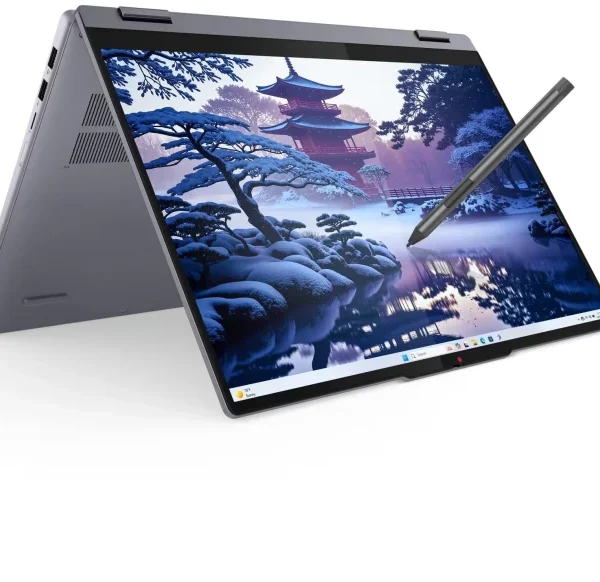 Laptop Lenovo IdeaPad 5 2-in-1 16IAL10, Intel Core Ultra 5 225H, 16" WUXGA Touch, 16GB RAM, 512GB SSD, gri Luna