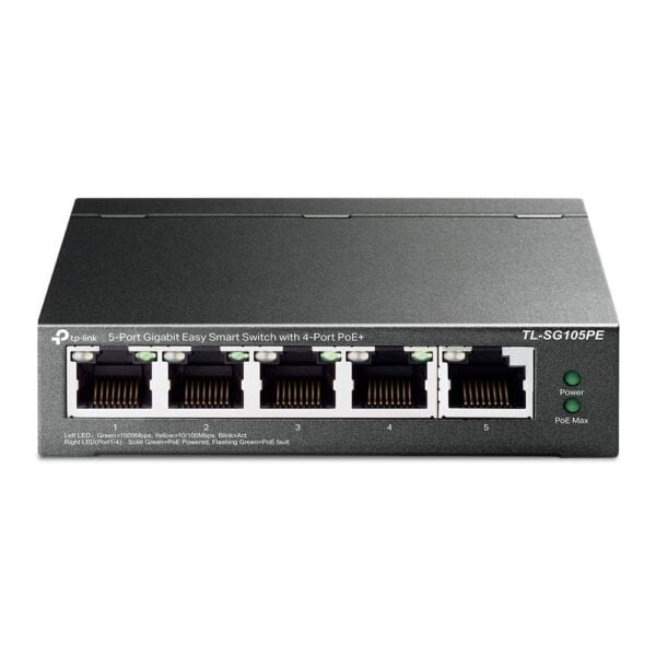 Switch TP-Link 5-Port Gigabit Easy Smart PoE+ 65W