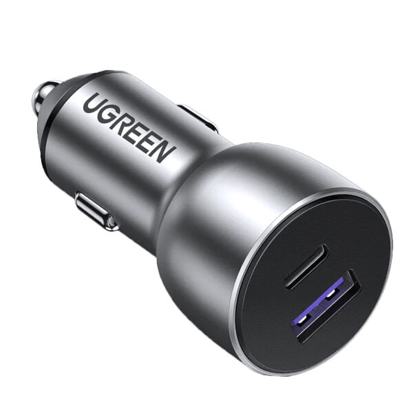 UGREEN Karikues për Veturë 42.5W me Kasë Alumini – Blu e Errët