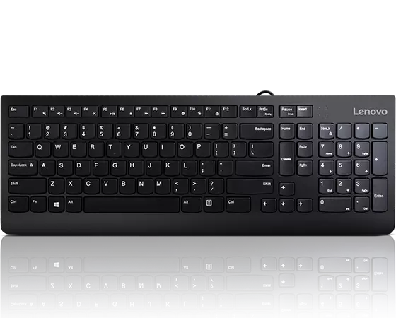 Tastierë Lenovo 300 Wired USB, e zezë