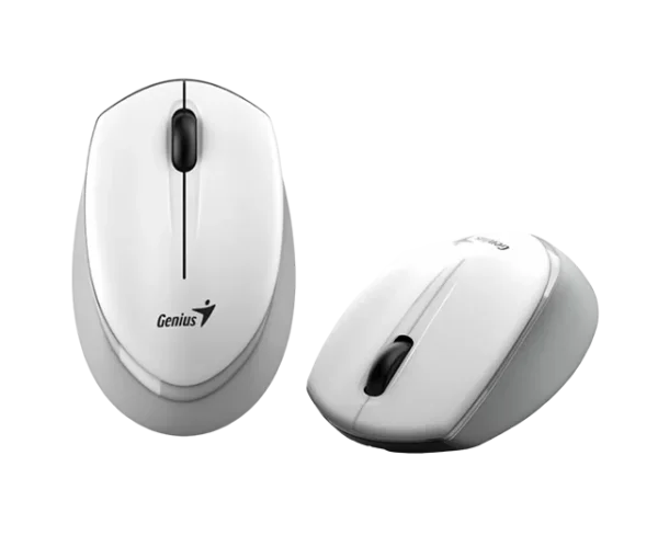 Maus Genius Wireless NX-7009, Bardhë/Gri