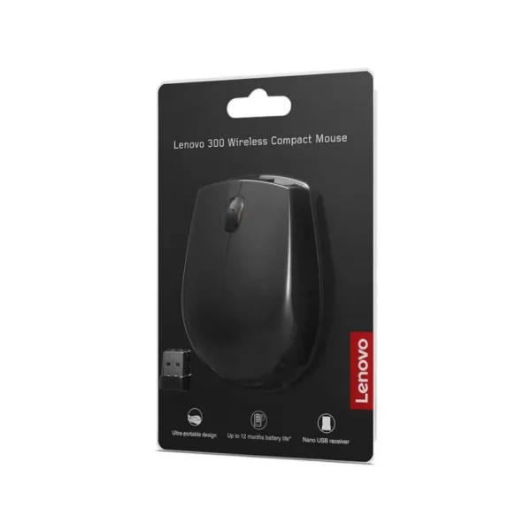 Mouse-Sem-Fio-Lenovo-Gx30k79401_1781005131.webp Maus Lenovo Wireless 300, Kompakt, i Zi