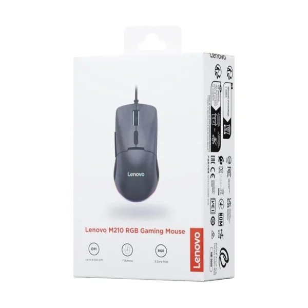 Maus Gaming Lenovo M210 RGB, i Zi