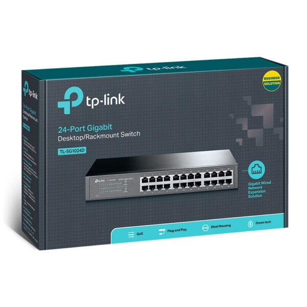 Switch TP-Link 24-Port Gigabit 10/100/1000 Mbps Desktop/Rackmount