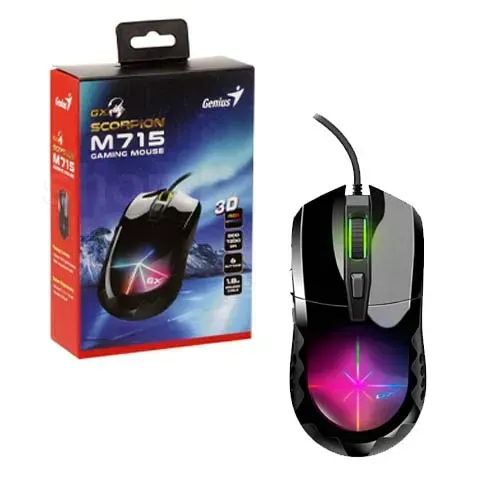Maus Gaming Genius Scorpion M715 Wired RGB 3D, i Zi