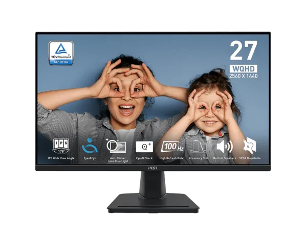 Monitor MSI Pro 100Hz, 27", MP275, FHD, IPS