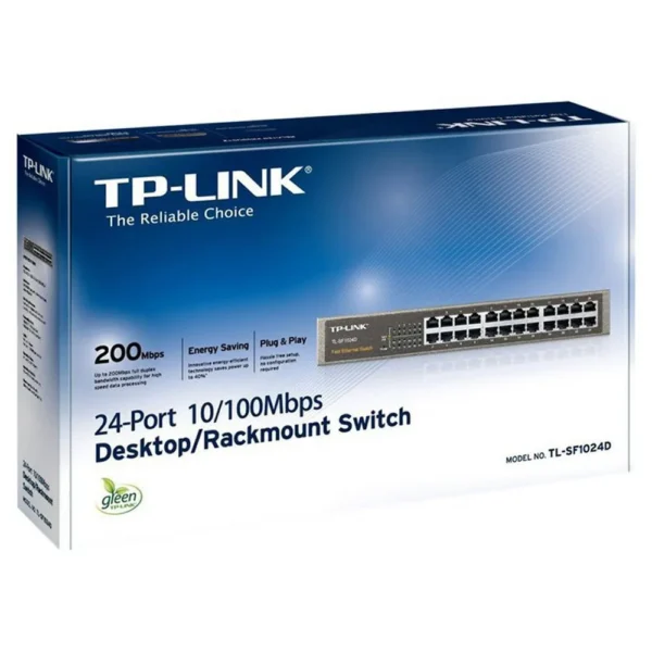 Switch TP-Link 24-Port 10/100 Mbps Desktop/Rackmount